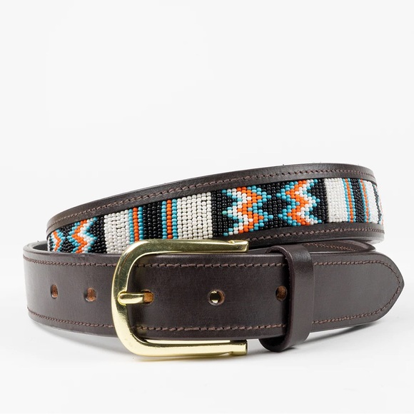 495. NWT MENS SHERRILL & BROTHERS BENJAMIN 34 GENUINE MASAI BELT